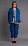 FITTED RUFFLED JACKET-TROUSER - Afterlife Projects