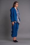 FITTED RUFFLED JACKET-TROUSER - Afterlife Projects