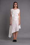 ASYMMETRICAL RUFFLED DRESS - Afterlife Projects