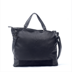 Asymmetric Tote Bag Black - Afterlife Projects