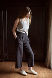 100% Linen Tailored Trousers - Afterlife Projects