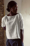 100% Linen T top - Afterlife Projects